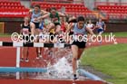 Inter girls 1500 metres steeplechase, English Schools Track and Field. Photo: David T. Hewitson/Sports for All Pics